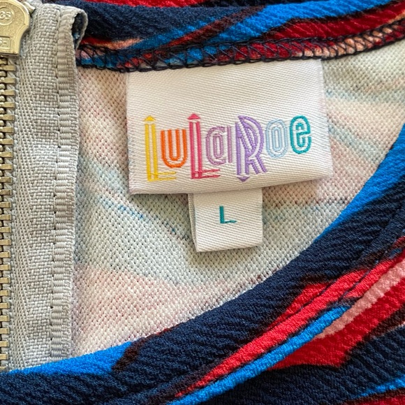 LuLaRoe “AMELIA” MIDI DRESS SIZE LARGE 🌟NWOT🌟 - Picture 10 of 15